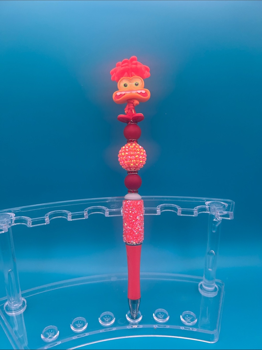 Disney Doorable Anxiety inside out beaded pen